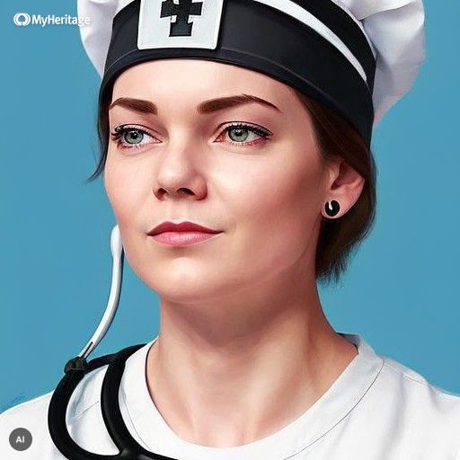 AI-bilde-av-kvinne-som-sykepleier-fra-2.-verdenskrig